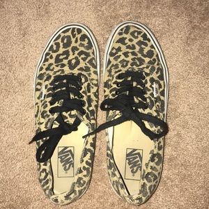 Cheetah Leopard Print Vans